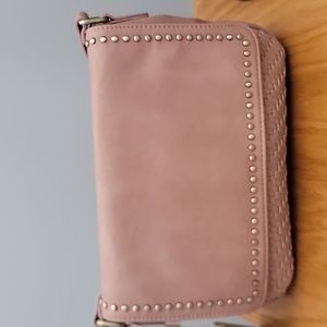 Sasha + Sofi Vegan Pink Leather purse